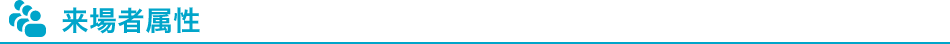 来場者属性