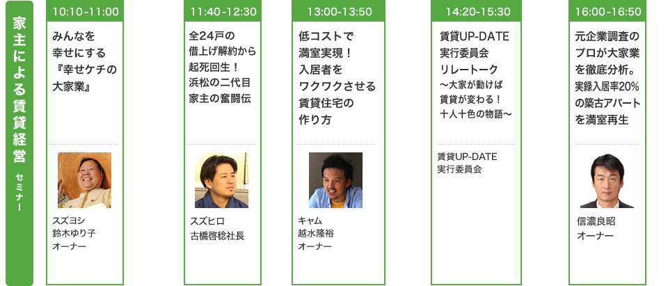 家主による賃貸経営 セミナー