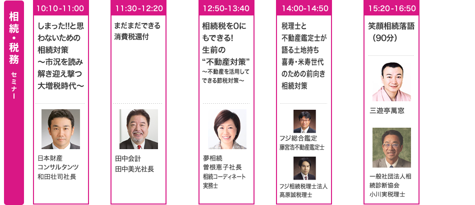 相続・税務 セミナー