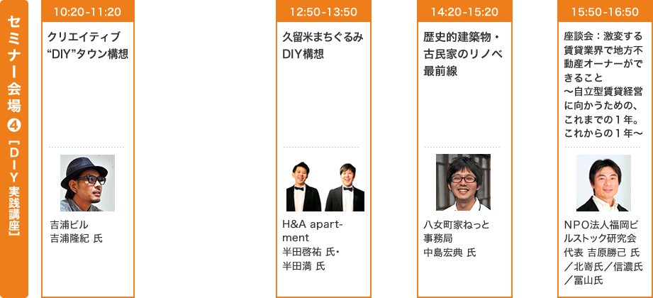 セミナー会場4［DIY実践講座］