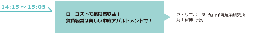 ローコストで長期高収益！賃貸経営は美しい中庭アパルトメントで！