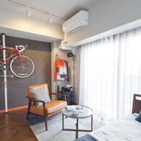 自転車愛好家向け物件竣工