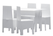 組み立て式ダイニングテーブルの写真