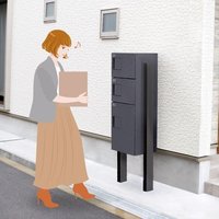 ダイケン、宅配ボックスの専用ポール販売