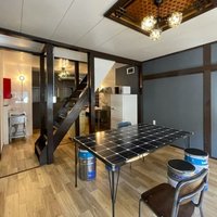 港不動産、建築廃材を使ったシェアハウス