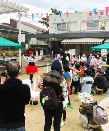 ユソーレ相武台前広場でのイベントの様子