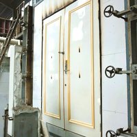 60分945度でも反対側は77度の木製防火ドア販売