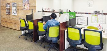 賃貸仲介にも使われる接客スペース