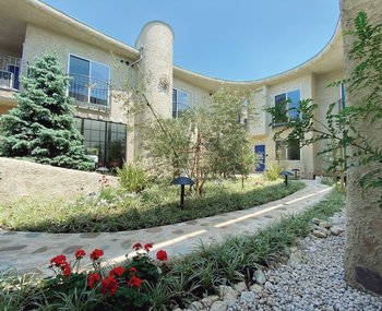 アトリエボーヌ・丸山保博建築研究所 東京都練馬区の物件の中庭の写真