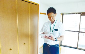 退去立ち会い時のイメージ