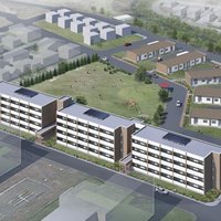 土屋HD、初の市営住宅建築