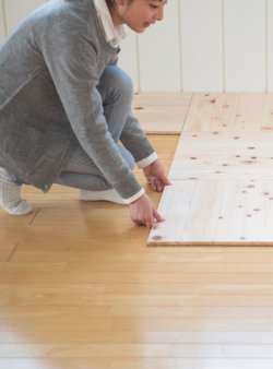 ユカハリ・タイル設置画像