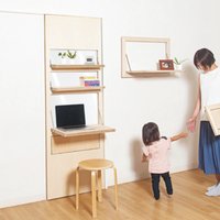 細田木工所、壁さえあればどこでもデスクに