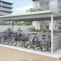 LIXIL、スチール製駐輪場