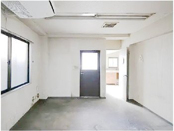 改修前の作業所・事務所部分