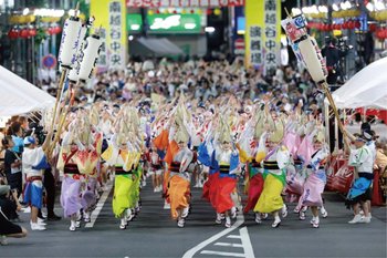 フィナーレの流れ踊り