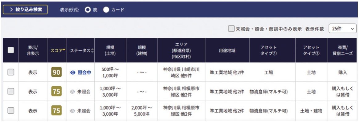 CCReB CREMaの画面イメージ