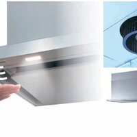 パーパス、タッチレス照明付きレンジフード