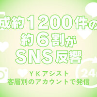 YKアシスト、成約1200件の約6割がSNS反響