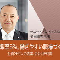 サムティプロパティマネジメント、離職率6%、働きやすい職場づくり