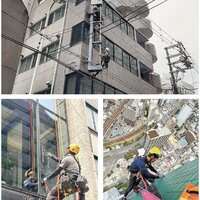 ギアミクス、ロープアクセス工法で修繕工事