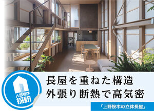 上野桜木の立体長屋