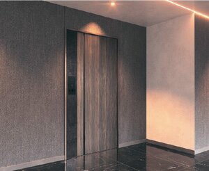 三和シヤッター工業、鋼製軽量電動マンションドア