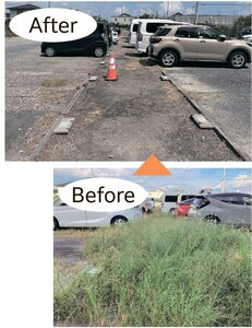 PARKLEAN、駐車場の定期除草サービス