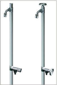 水生活製作所、2口タイプの水栓柱を発売