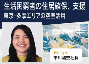 Relight　生活困窮者の住居確保、支援