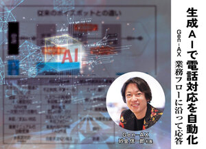 Gen-AX、生成AIで電話応対を自動化