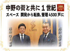 スペース、中野の街と共に1世紀