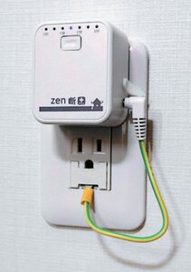 三和商事、コンセント型感震ブレーカー