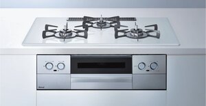 リンナイ、フラット形状で清掃性アップ